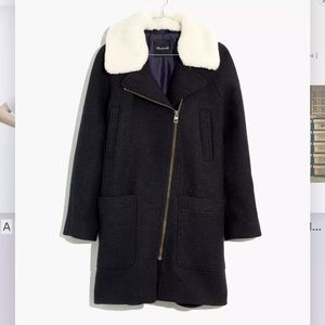 Madewell Eldridge Zip Coat in Insuluxe Fabric